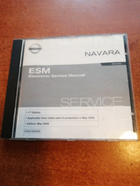 Electronic Service manual '' Model D40 series 1st edition'' Nissan Navara D40 SM5E00-1D40E0E