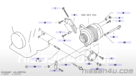 Dynamospanner SR20DE (GTI) Nissan 11715-38Y00 gebruikt