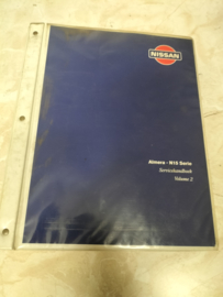 Servicehandboek Almera - N15 serie Volume 2 pre-facelift-model SM5D-0N15E0E Gebruikt.