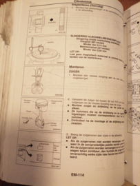 Servicehandboek Almera - N15 serie Volume 1 facelift-model.
