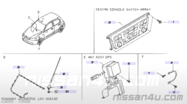 Antennekabel autoradio Nissan Almera N16 28243-BM000