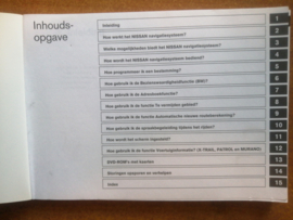 Instructieboekje'' Nissan navigatie-systeem 2005'' OM5D-NAVIE0E (7711347358)