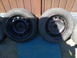 14 inch steel rims with tires 175/65R14 Citroen C3 (20240502) Used part.