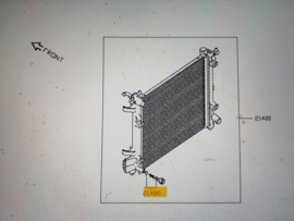 Waterafvoerkraan radiateur HR12DR Nissan Micra K13 21440-1HA1A Origineel.