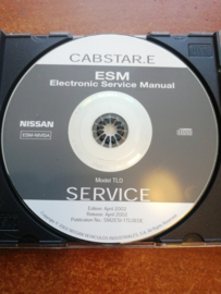 Electronic Service manual '' Model TL0 series '' Nissan Cabstar.E TL0 SM2ESI-1TL0E0E Gebruikt.