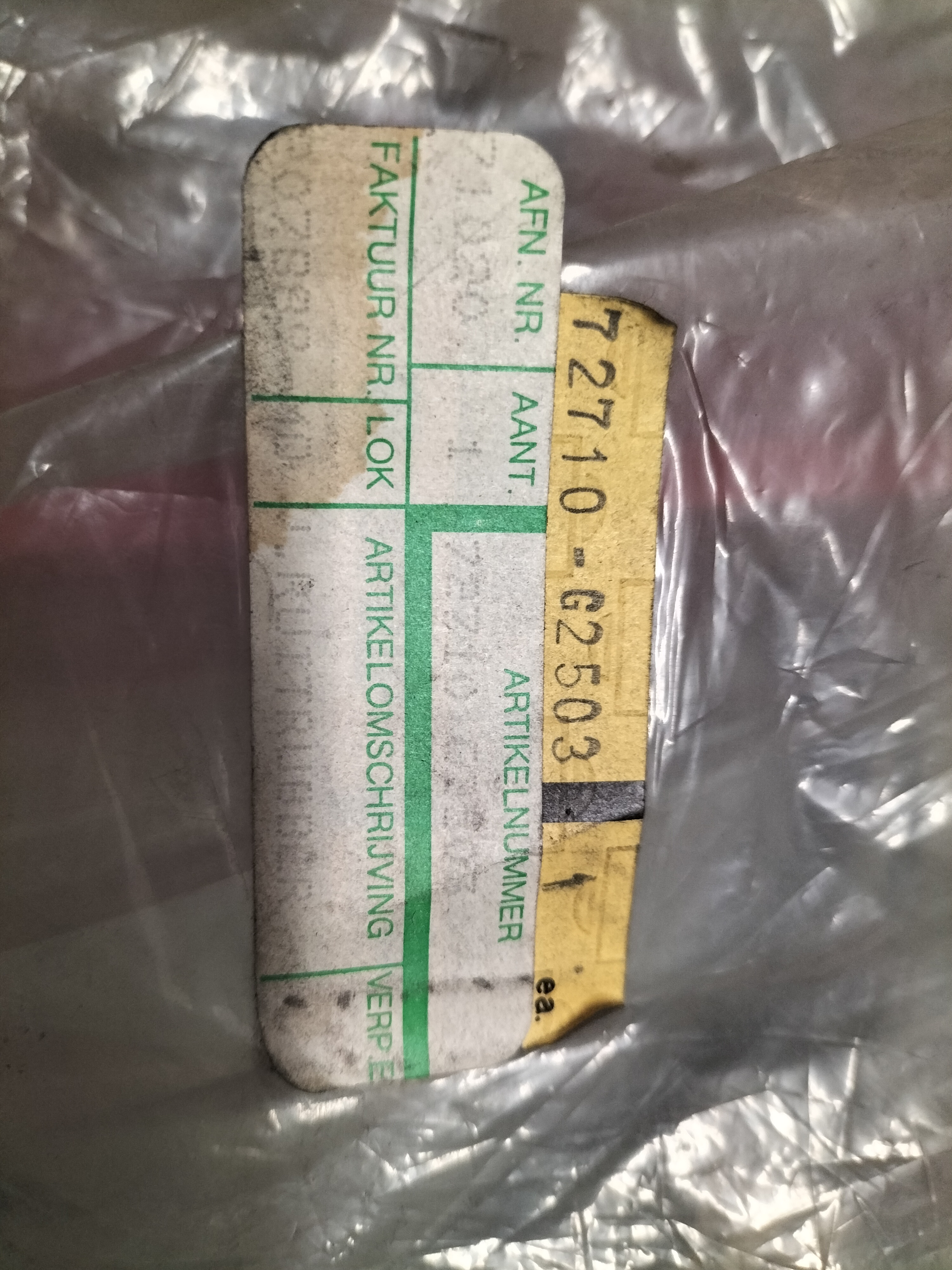 Ruitrubber Nissan 72710-G2503 Origineel