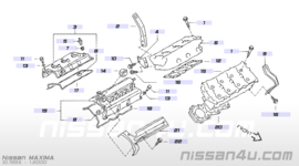 Gasket-rocker cover VQ20DE/ VQ30DE Nissan Maxima A32/ CA33 13270-31U02 Original.