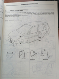 Body repair manual '' Model M11 series '' BR9E-0M11G0 Nissan Prairie M11