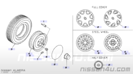 Wieldop Nissan Almera N15 40315-0N500