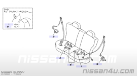 Veiligheidsgordel achterbank midden Nissan Sunny N14 88850-62C10