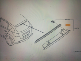 Afdichting / pakking derde remlicht Nissan Qashqai J10 26593-JD00A Origineel.