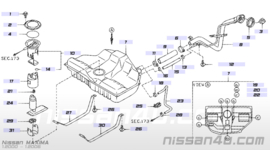 Strainer fuel Nissan Maxima CA33 16400-4M405