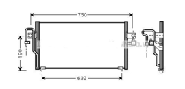 Aircocondensor Nissan Almera N15 92110-2M123