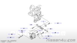 Bar-adjusting, alternator CA-engine Nissan Bluebird T72 11715-Q9000 Used part.