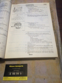 Service manual ''Model D21 series Supplement-VIII'' Nissan Pickup D21