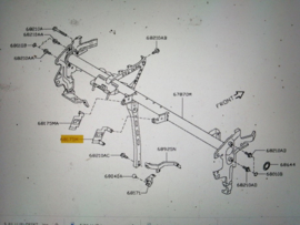 Montagesteun audio Nissan Note E12. Links. 28039-3VV0A