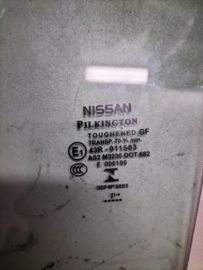 Glass-front door partition. Left-hand Nissan Micra K14 802B3-5FA0A (43R-011583) Used part.