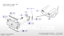 Koplamp Nissan Bluebird U11. rechts. 26015-13E00