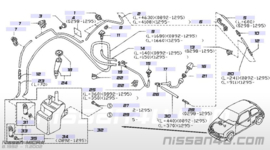 Ruitensproeierslang achterwisser Nissan Micra K11 28940-5F013