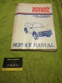 Service manual ''Model Y60 series Supplement-IV'' Nissan Patrol Y60