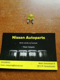 Minizekering 20A geel Nissan 24319-C9920