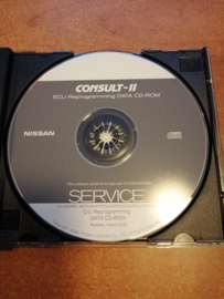 Consult-II ECU reprogramming DATA CD-ROM AER05A/ AFR05A/ ASR05A/ EGR05A/ EIR05A Release 2006/1st Used part.