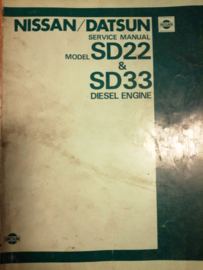 Service manual '' Model SD22 & SD33 diesel Engine '' SM0E-SD22G0 (120100)