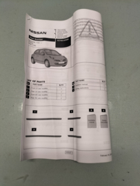 Zwarte sierlijstenset Nissan Micra K12 KE760-AX520 Orgineel.
