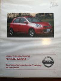 Cursusboek '' Nissan Micra K13 Technische introductie training '' JMTN9301ANLNL