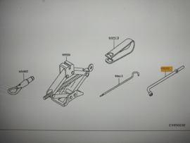 Wielmoersleutel Nissan Juke F16 99545-00Q0L Origineel