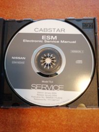 Electronic Service manual '' Model TL0 series '' Nissan Cabstar TL0 SM4E00-1TL0E0E Gebruikt.