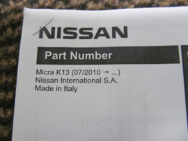 Chromen zijsierstrippen Nissan Micra K13 KE605-1HA20
