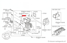 Temperatuursensor airconditioning Nissan Terrano2 27674-8F000 (2Y95065820) Gebruikt.