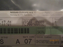 Kofferbakmat Nissan Qashqai J10 KE965-JD5S2