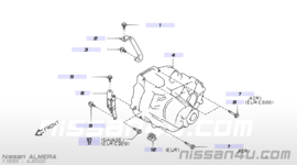 Transaxle manual CD20 Nissan Almera N15 32010-0N912 Used part.