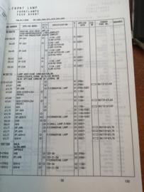 Collision parts catalog model C32 series december 1990 EC-119