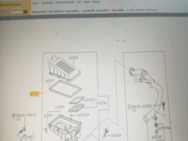 Luchtfilterhuis Nissan Micra K11 16500-5F610