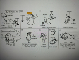Horn assy-electric low Nissan Micra K14 25620-5FA0A Used part.