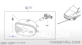 Mistlamp linksvoor Nissan Almera N16 26155-BM425 Gebruikt origineel