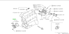 Pump water Nissan Micra K10 21010-19B25 New.