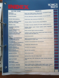 Diverse technical bulletins tot 1998