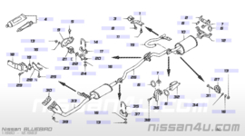 Voordemper Nissan Bluebird 910 20020-W4000  (31-376-03 / 278-709) Nieuw.