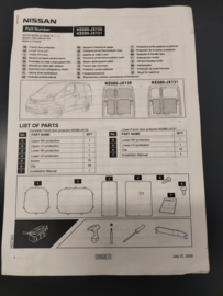 Deur Bekleding Set Nissan NV200 M20 KE680-JX130 Origineel.