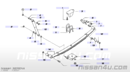 Bush-rear spring Nissan Serena C23 55046-7C903