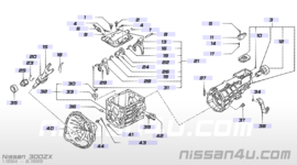 Lever-withdrawal, clutch Nissan 30531-01S00 C32/ D21/ D22/ E24/ R20/ R50/ S13/ S14/ WD21/ Y60/ Y61/ Z31/ Z32 Used part.