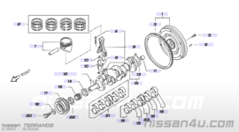 Drukring krukas KA24 Nissan 12302-40F00 D21/ D22/ R20