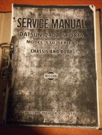 Service manual '' Model S30 series Datsun 240Z sports ''
