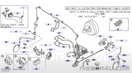 Hose brake, front right-hand Nissan 46210-EB30B D40/ R51