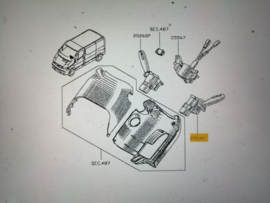 Richtingaanwijzerschakelaar Nissan Primastar X83 25540-00QAC