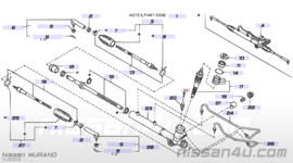 Stuurkogel Nissan Murano Z50 48520-CB025